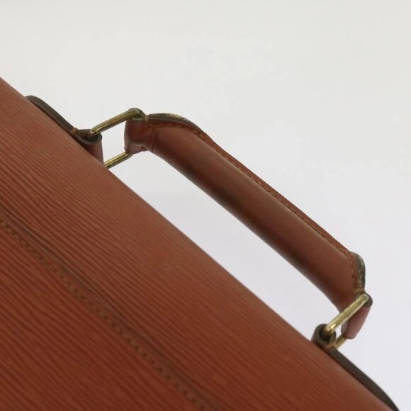 LOUIS VUITTON Epi Serviette Conseiller Briefcase Brown M54423 LV Auth 66184 - Picture 8 of 16